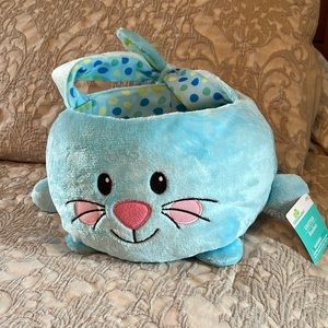 Blue bunny Easter basket